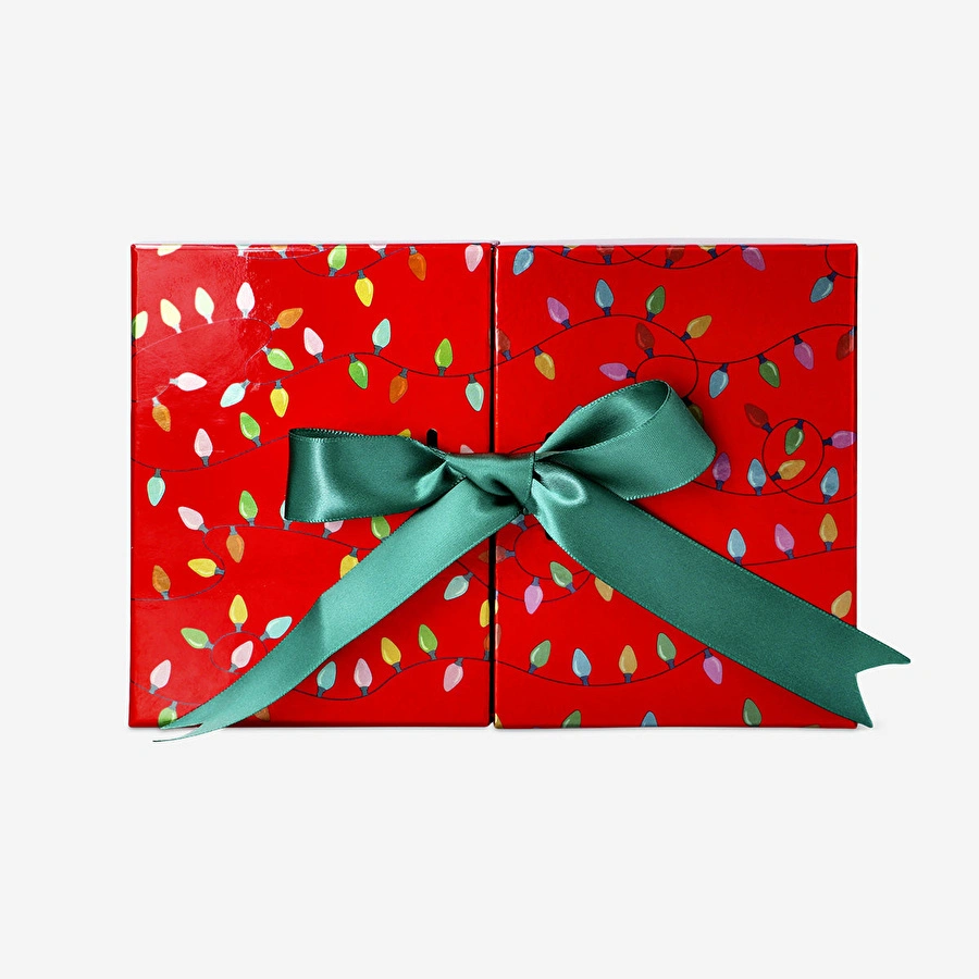 Flying Tiger Copenhagen Kırmızı Üstten Açılan Hediye Kutusu