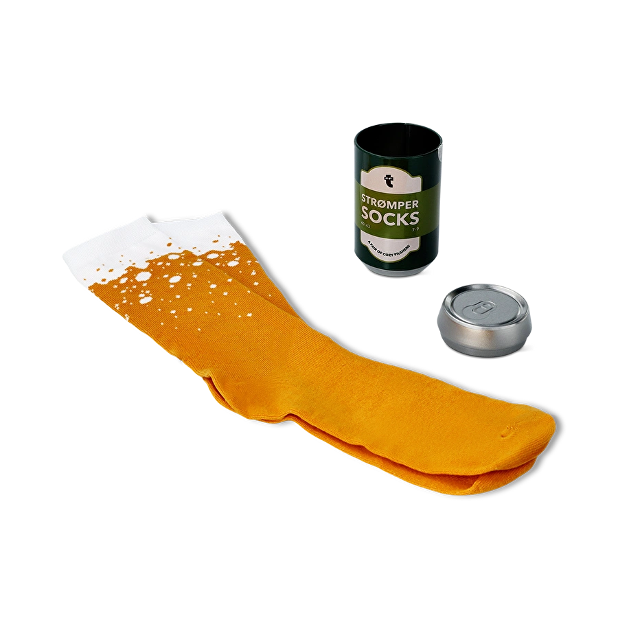 Flying Tiger Copenhagen İçecek Kutusunda Turuncu Çorap 41/43