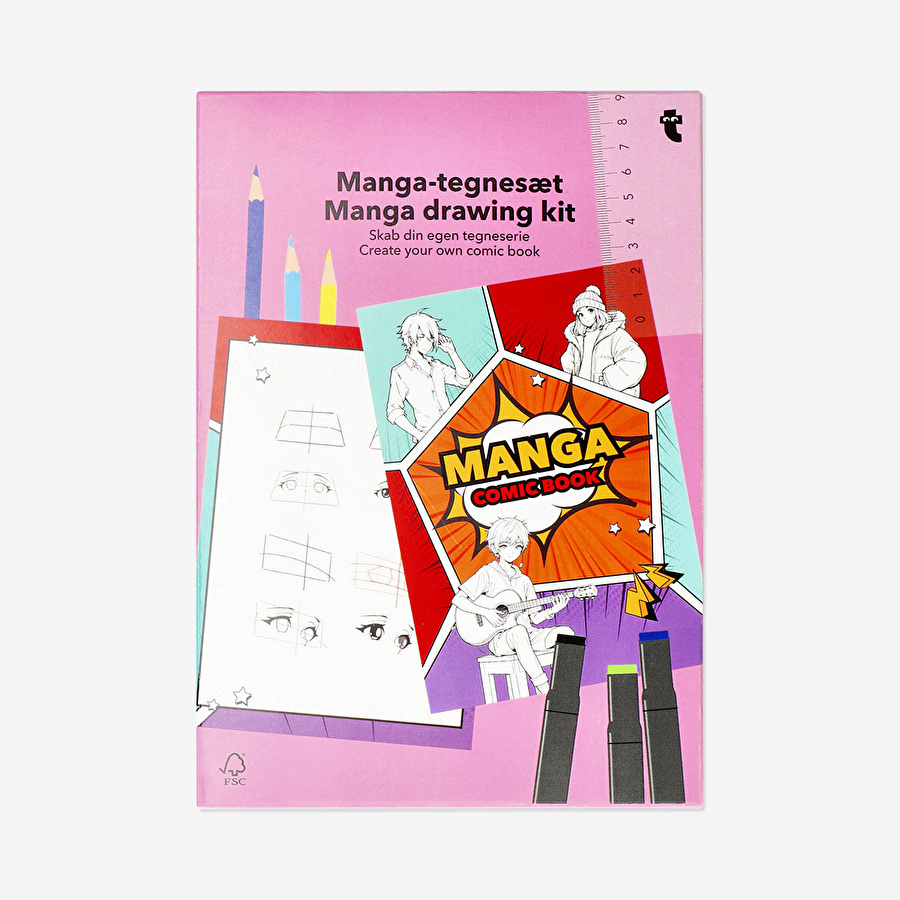 Flying Tiger Copenhagen Manga Çizim Seti