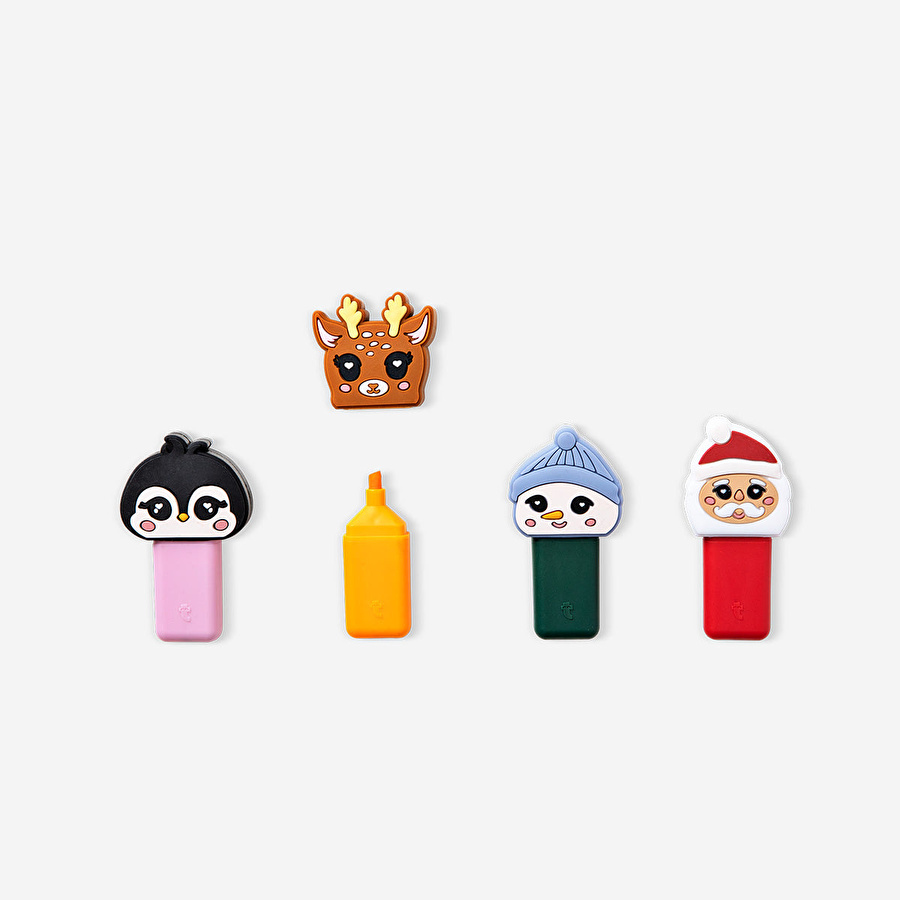 Flying Tiger Copenhagen Yılbaşı Temalı Fosforlu Kalem Seti