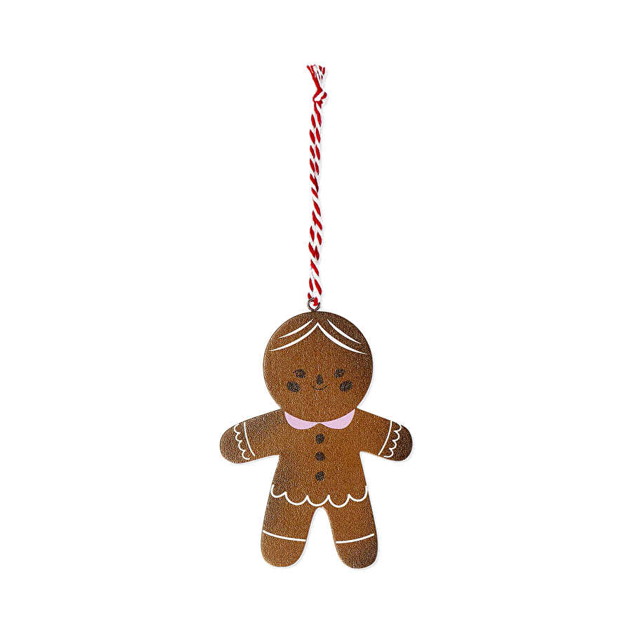 Flying Tiger Copenhagen Ahşap Kurabiye Adam Yılbaşı Ağacı Süsü