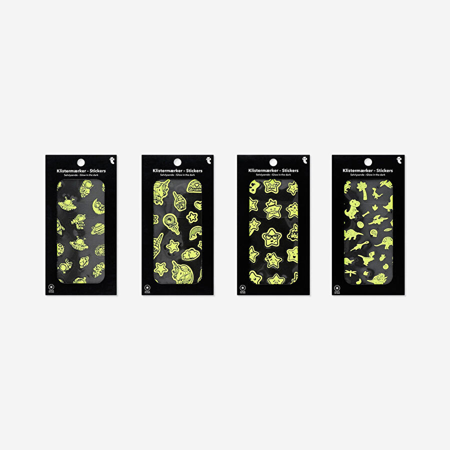 Flying Tiger Copenhagen Fosforlu Sticker Seti