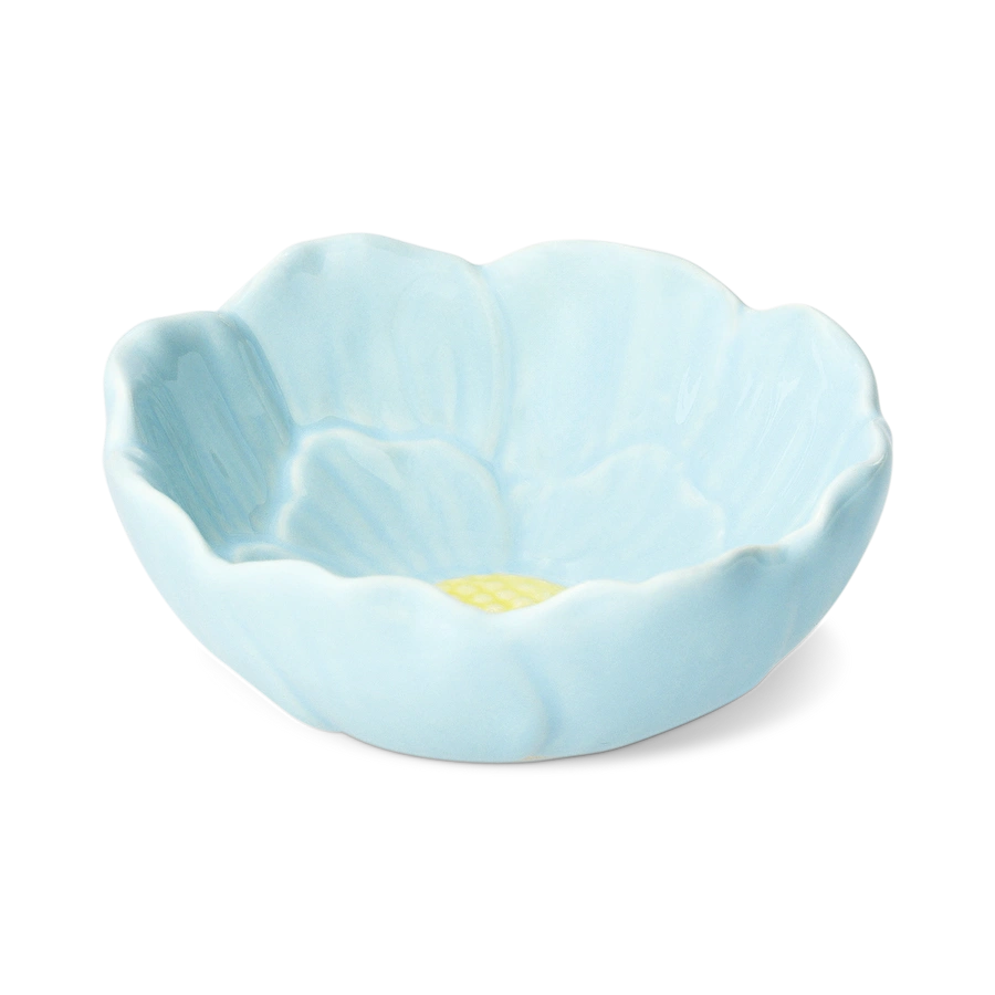 Flying Tiger Copenhagen Çiçek Şeklinde Mavi Mini Kase