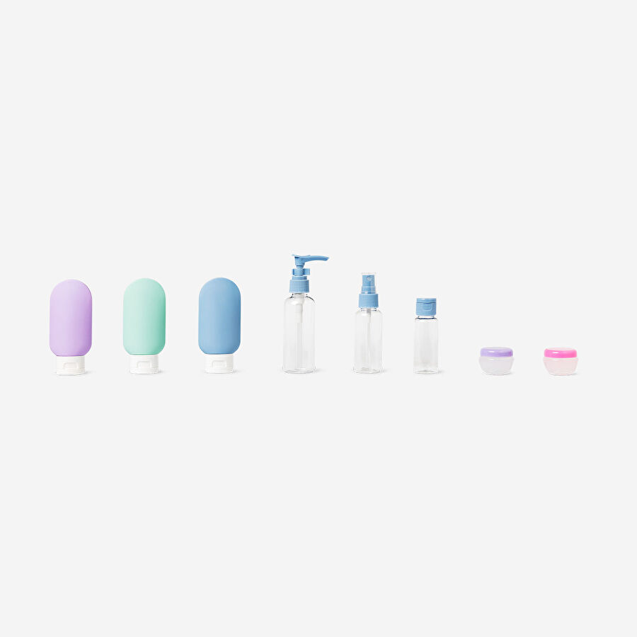 Flying Tiger Copenhagen 12'li Çantalı Seyahat Şişesi Seti