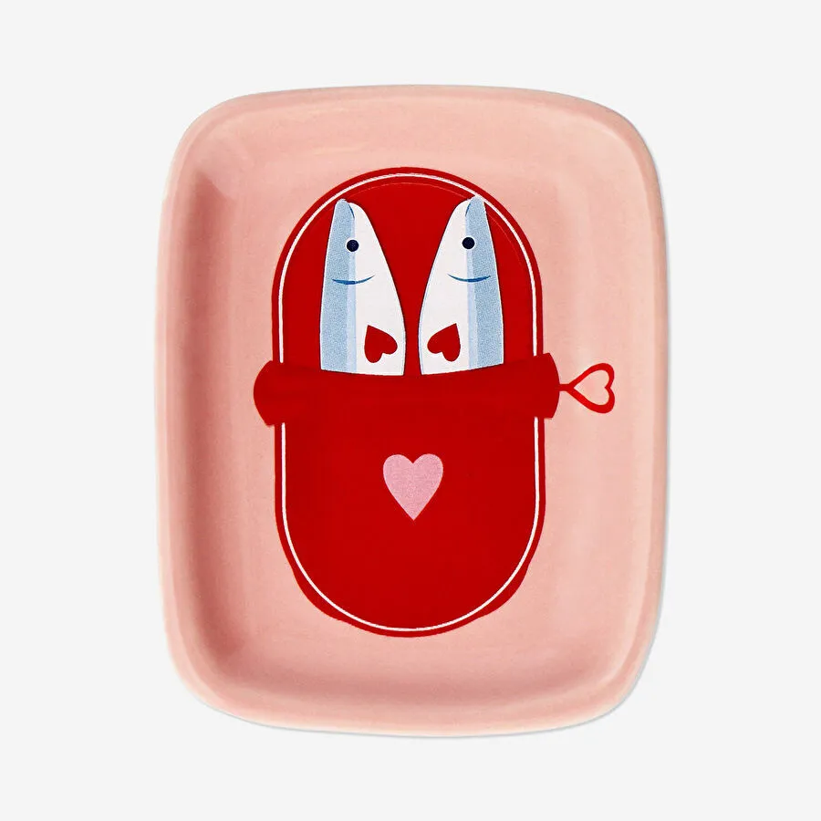 Flying Tiger Copenhagen Balık Desenli Küçük Takı Tabağı