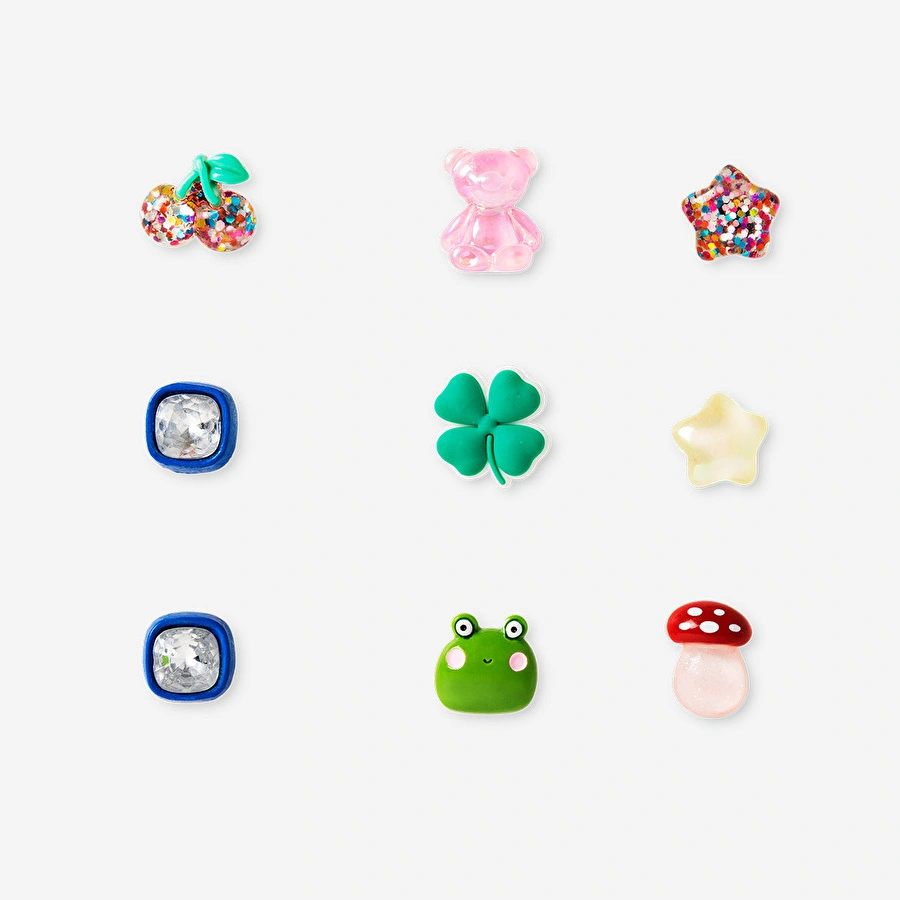 Flying Tiger Copenhagen 9'lu Çok Renkli Süs Seti