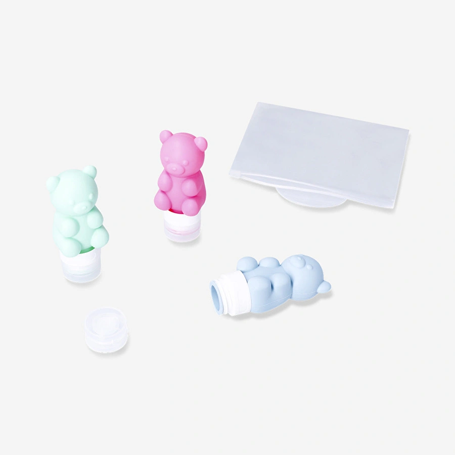 Flying Tiger Copenhagen Ayıcık Şeklinde Silikon Seyahat Şişesi