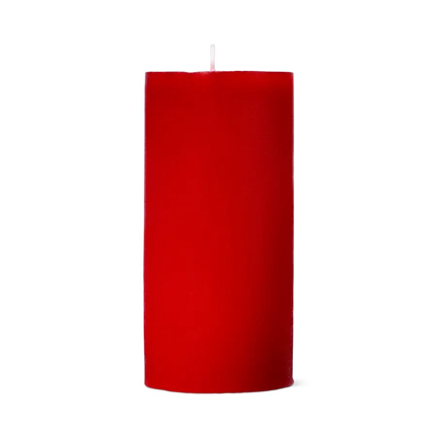 Flying Tiger Copenhagen Kırmızı Rustik Mum 12 x 5,7 cm