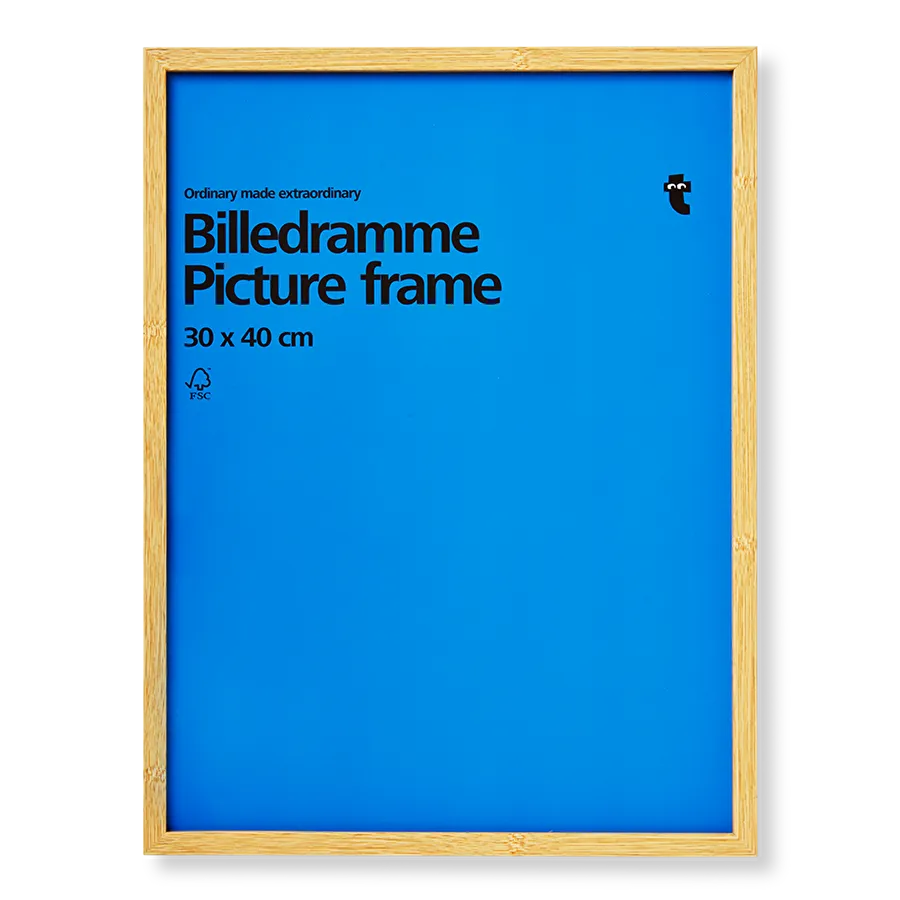 Flying Tiger Copenhagen Ahşap Görünümlü Çerçeve Büyük