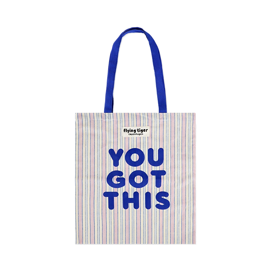 Flying Tiger Copenhagen You Got This Yazılı Bez Çanta