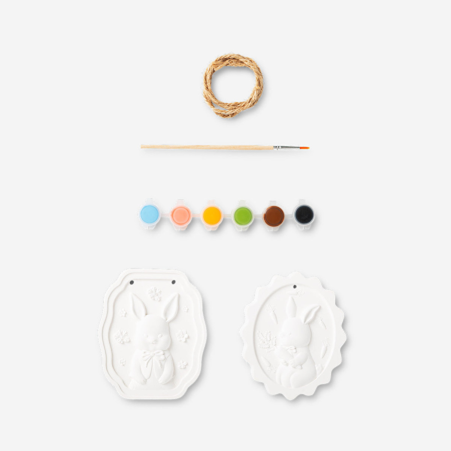 Flying Tiger Copenhagen Kendin Boya Alçı Tavşan