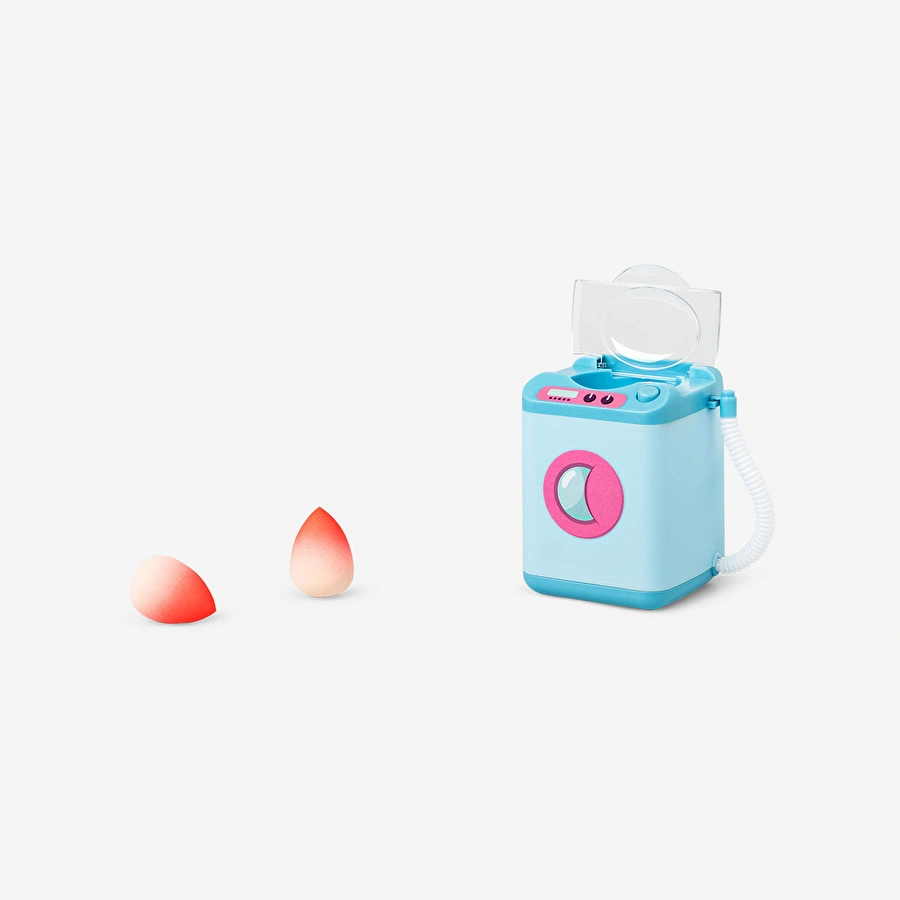 Flying Tiger Copenhagen Çamaşır Makinesi Şeklinde Makyaj Süngeri Kutusu