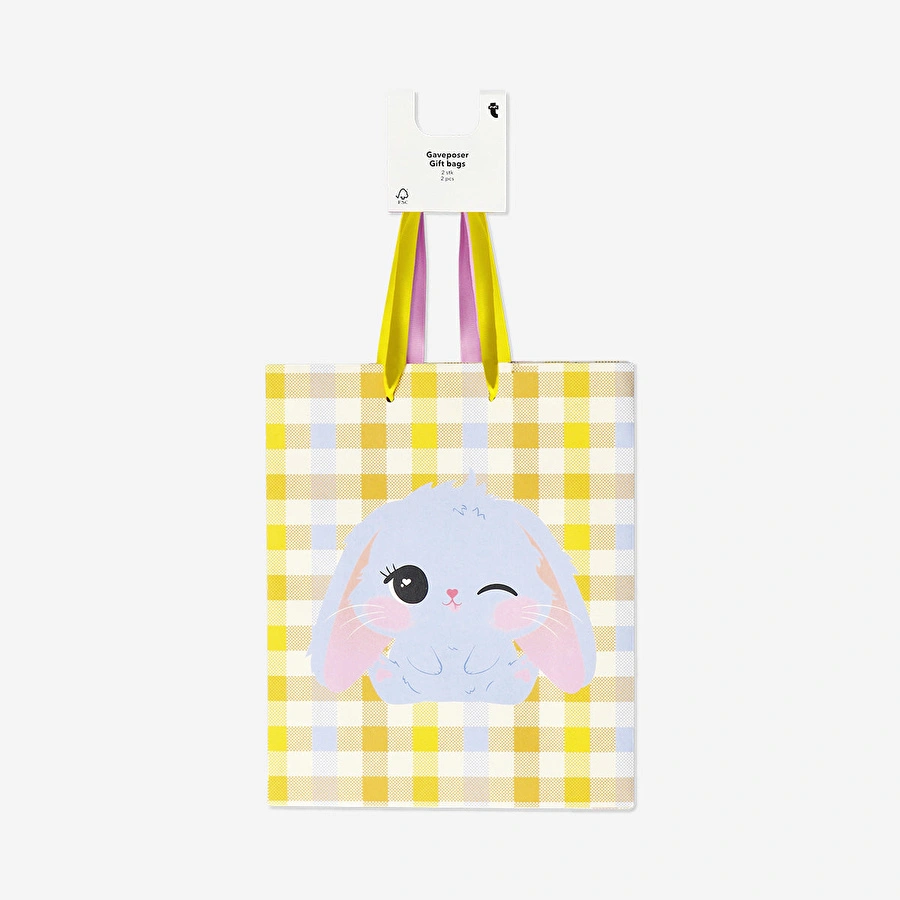 Flying Tiger Copenhagen Tavşan Desenli 2'li Hediye Çantası Seti