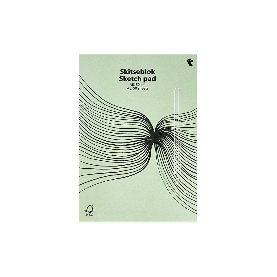 Flying Tiger Copenhagen Bambu Eskiz Defteri A5 50 Sayfalı