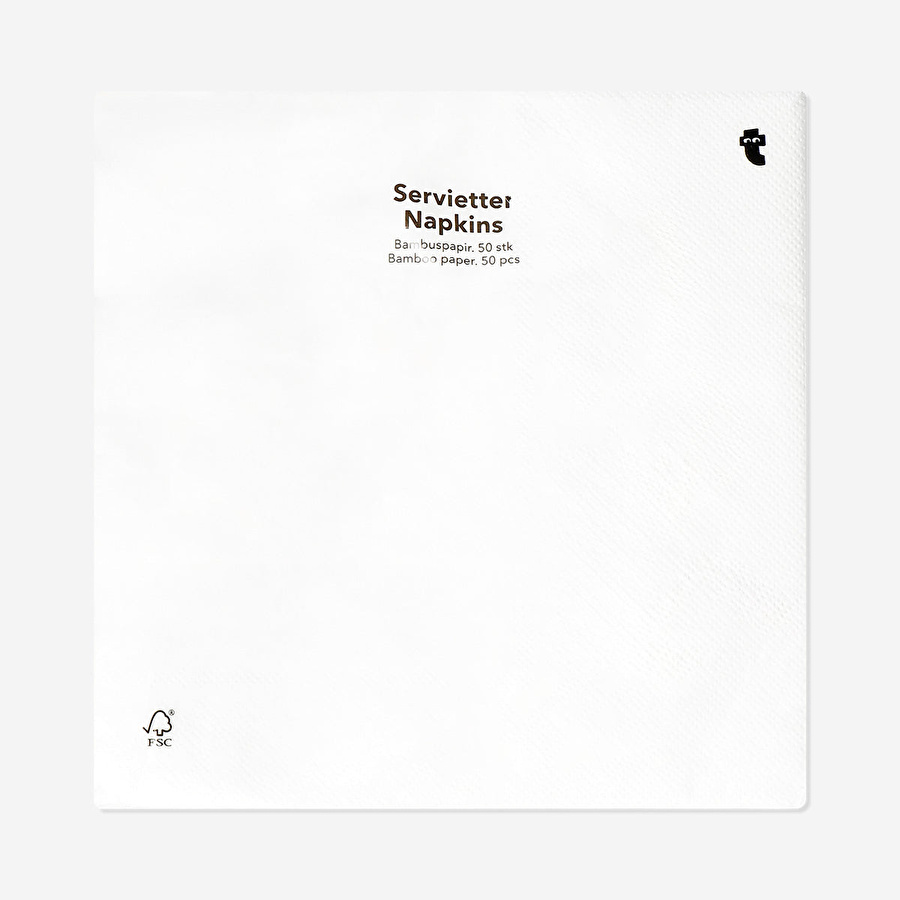 Flying Tiger Copenhagen Beyaz Servis Peçetesi 50'li