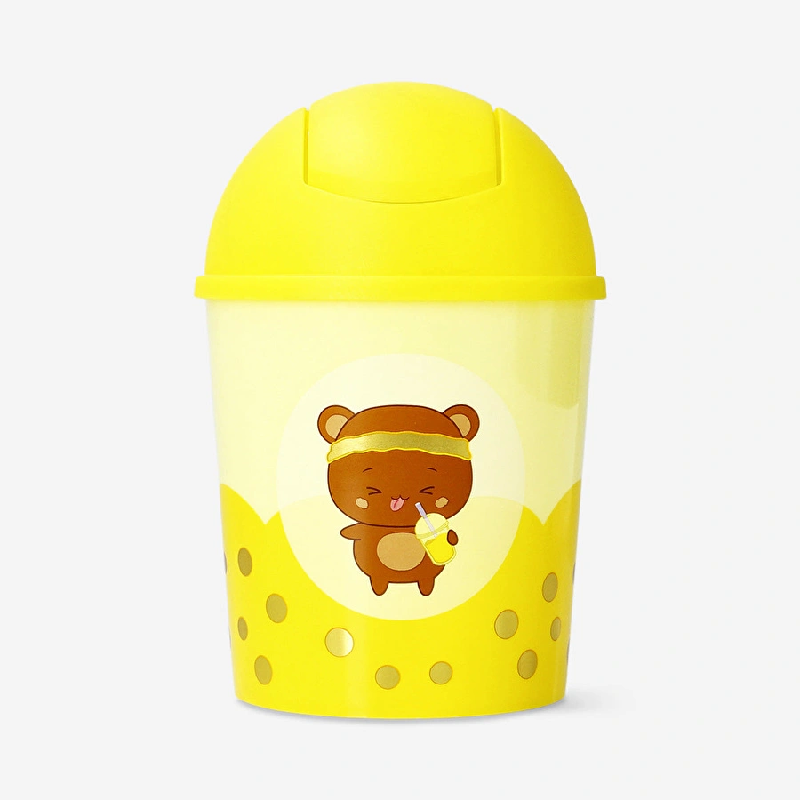 Flying Tiger Copenhagen Bubble Tea Şeklinde Masaüstü Çöp Kovası