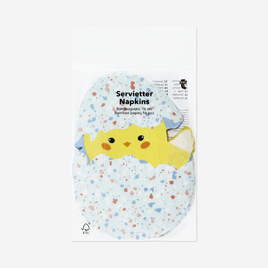 Flying Tiger Copenhagen Tavuk Desenli 16'lı Kağıt Mendil