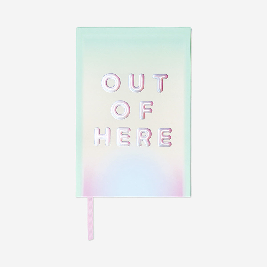 Flying Tiger Copenhagen Mavi Renk Geçişli Not Defteri