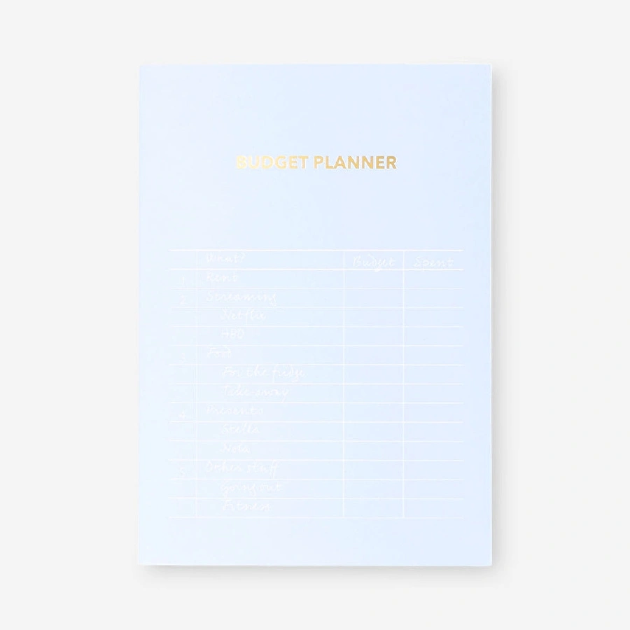 Flying Tiger Copenhagen Mavi Bütçe Planlayıcı Defter