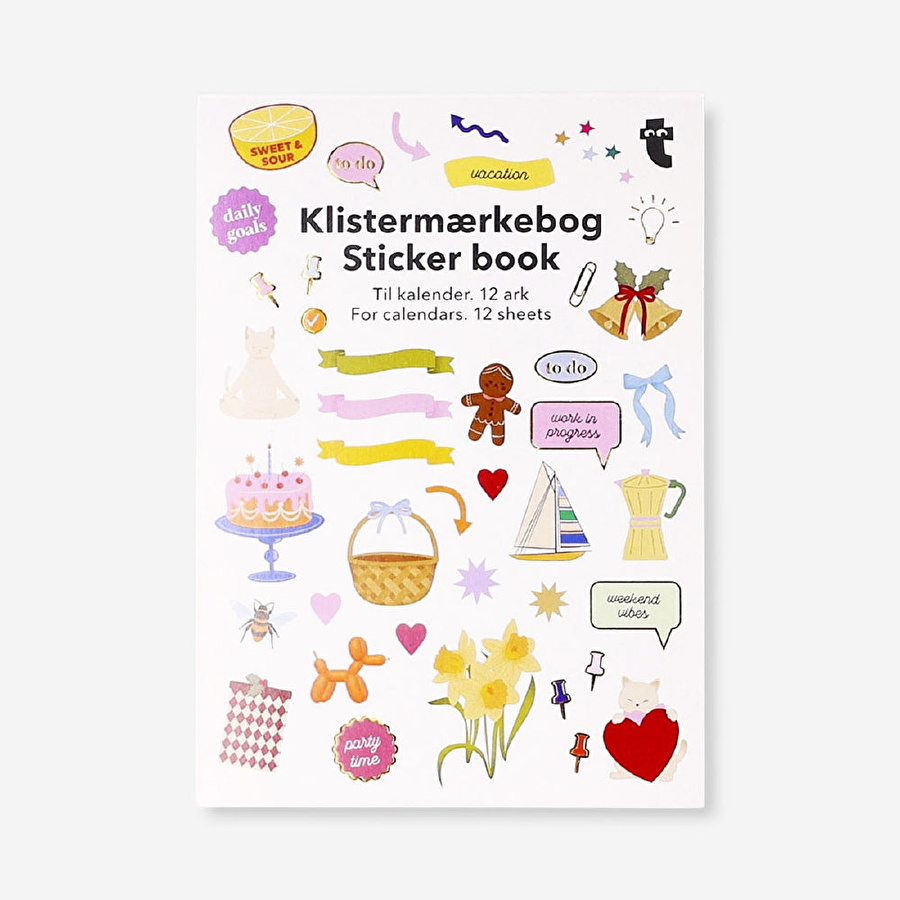 Flying Tiger Copenhagen Takvim İçin Sticker Kitabı