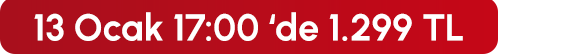 13 Ocak 17:00'de 1.299 TL