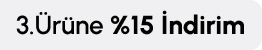 Pera 3. ürüne %15 İndirim