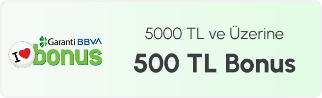 Garanti Bonus 500 TL Grup Puan
