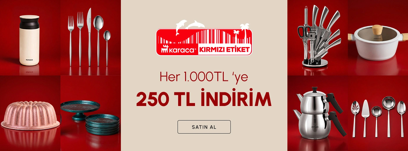 1000 TL ve Üzerine 250 TL İndirim