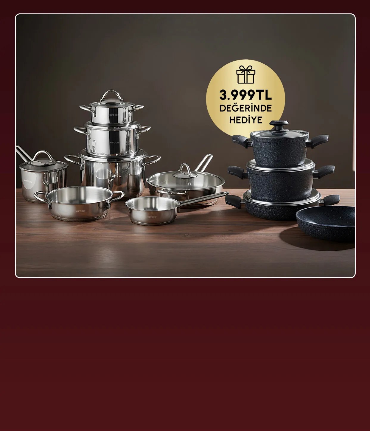 Biogranit Tencere Seti Hediye