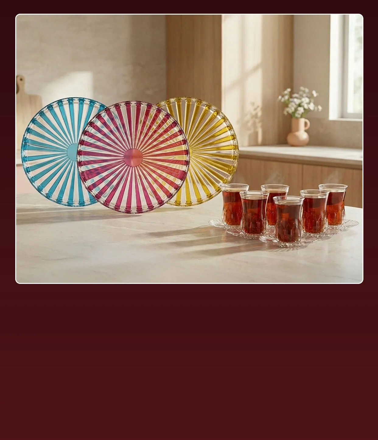 Rcr Çay Bardağı Seti Hediye