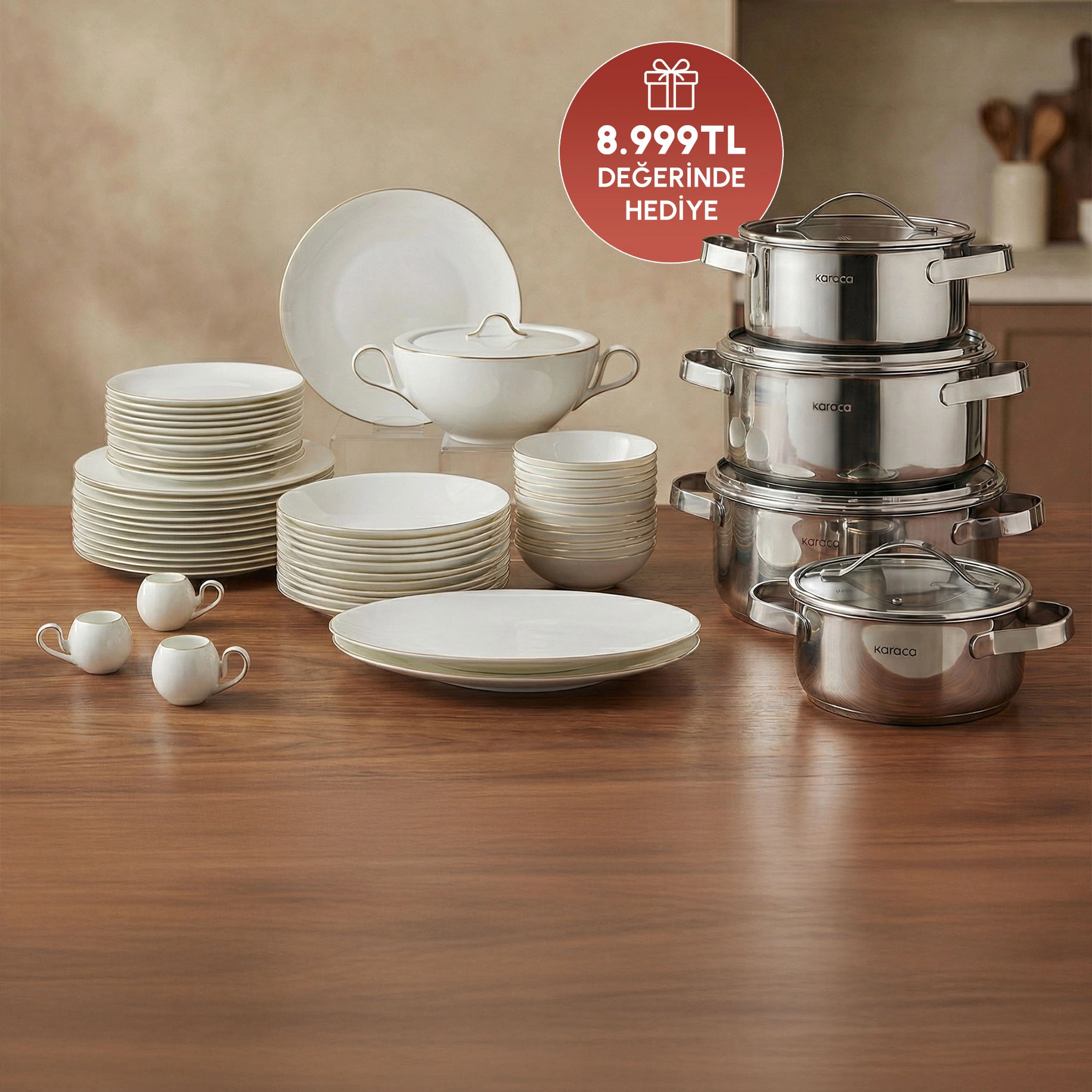 Powersteel Tencere Seti Hediye