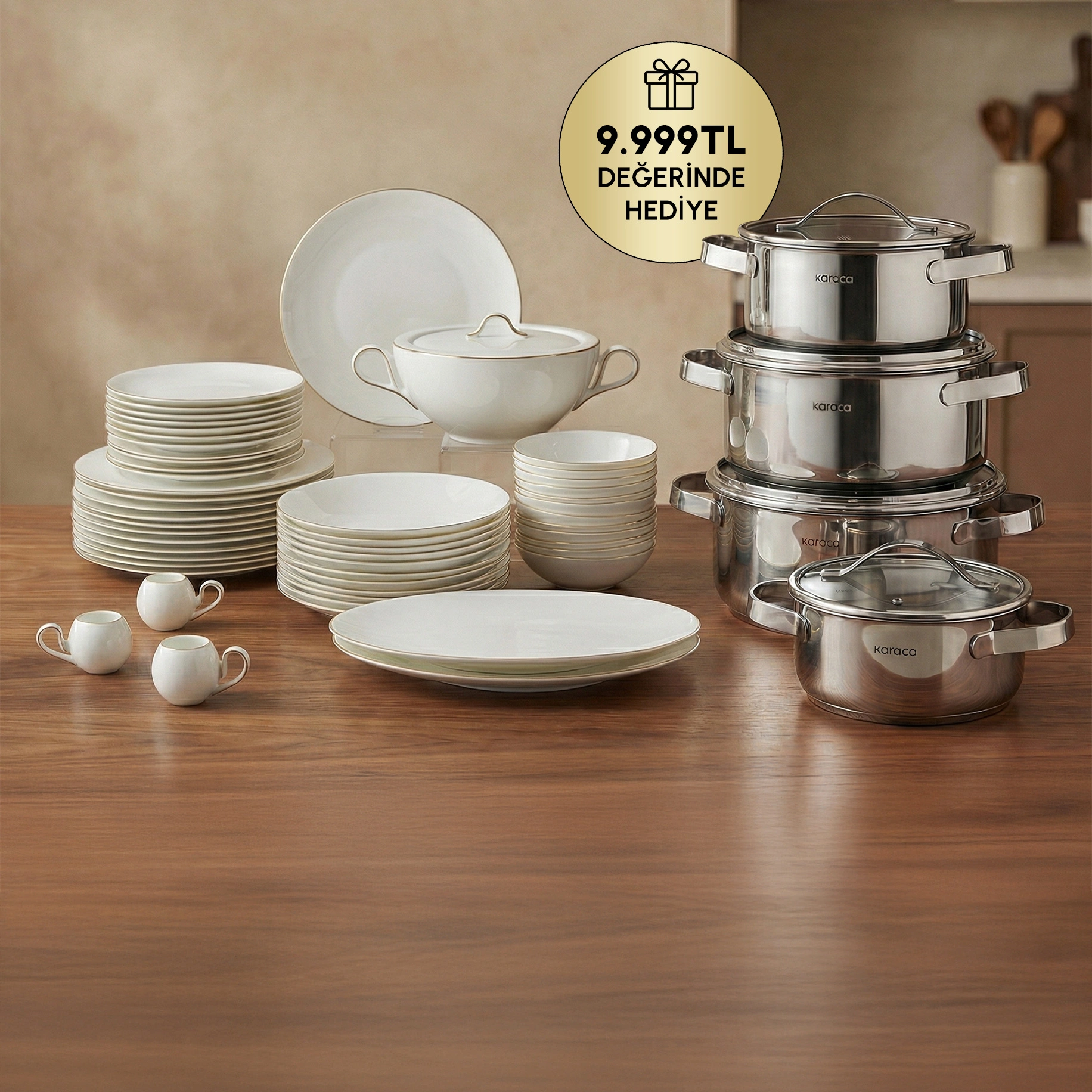 Powersteel Tencere Seti Hediye