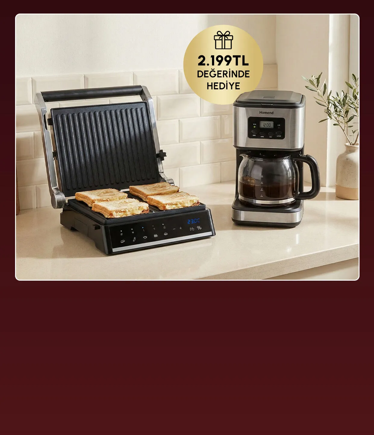 Filtre Kahve Makinesi Hediye