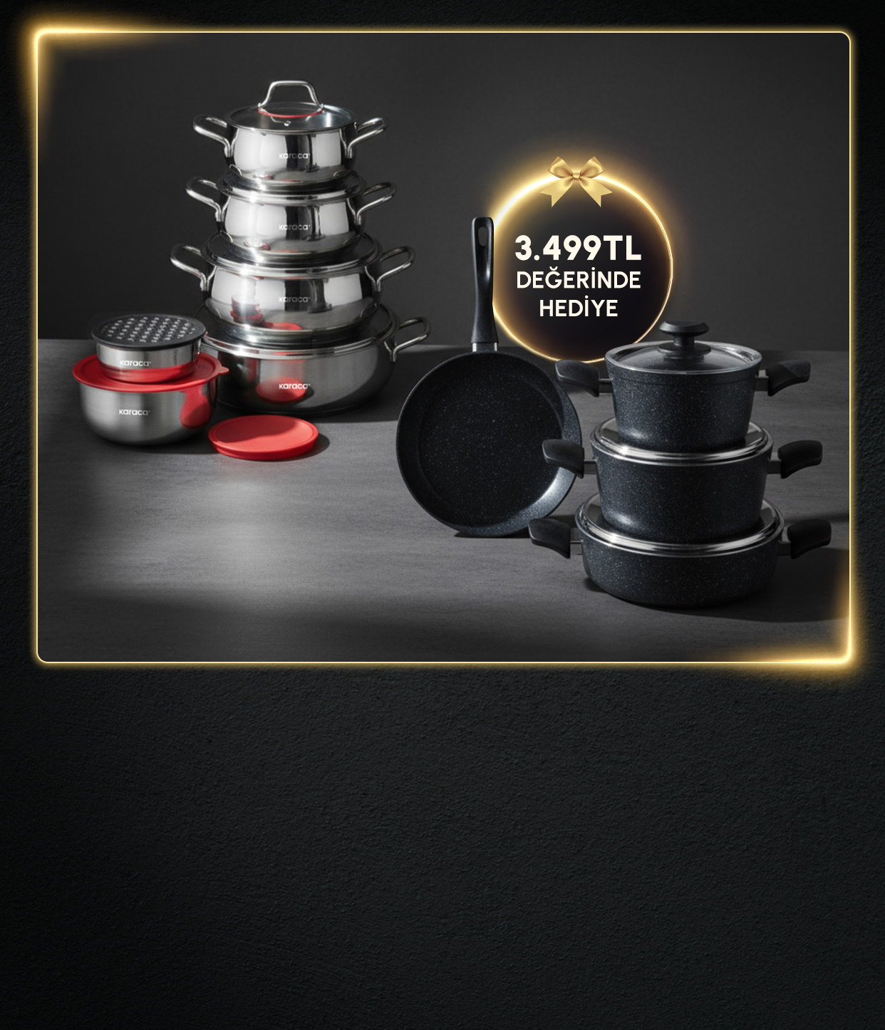 Biogranit Tencere Seti Hediye