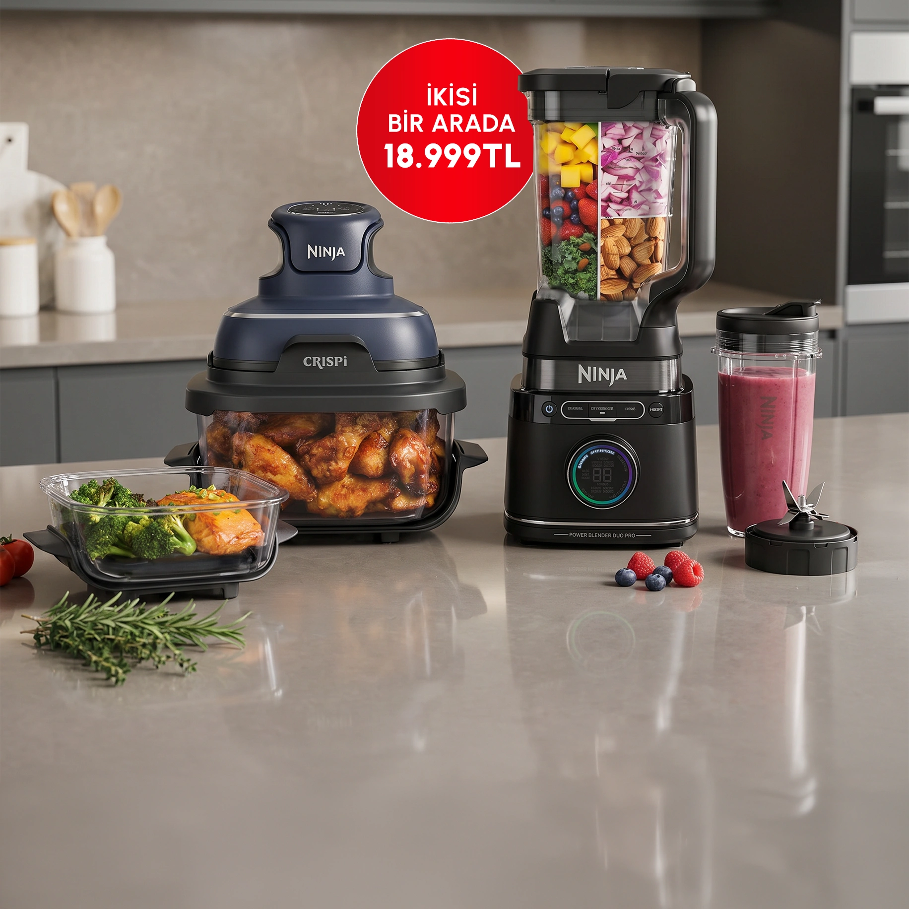Blender Smoothie Maker Birlikte