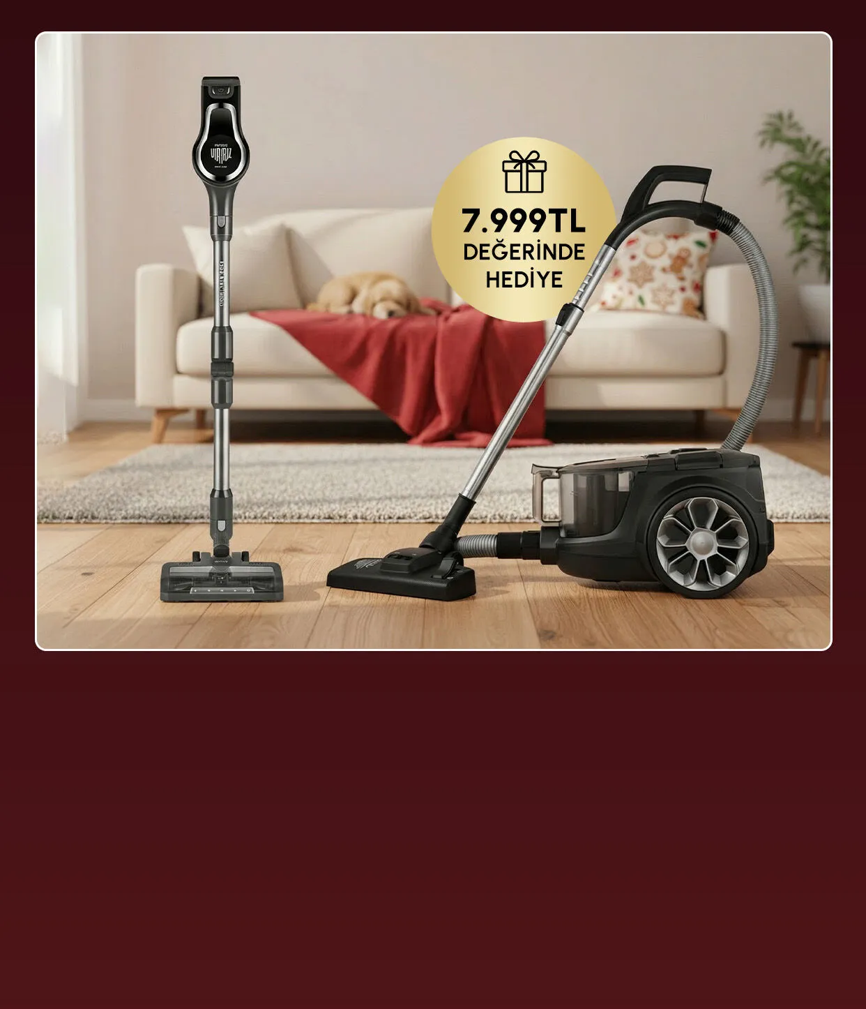 Vantuz Yatay Süpürge Hediye