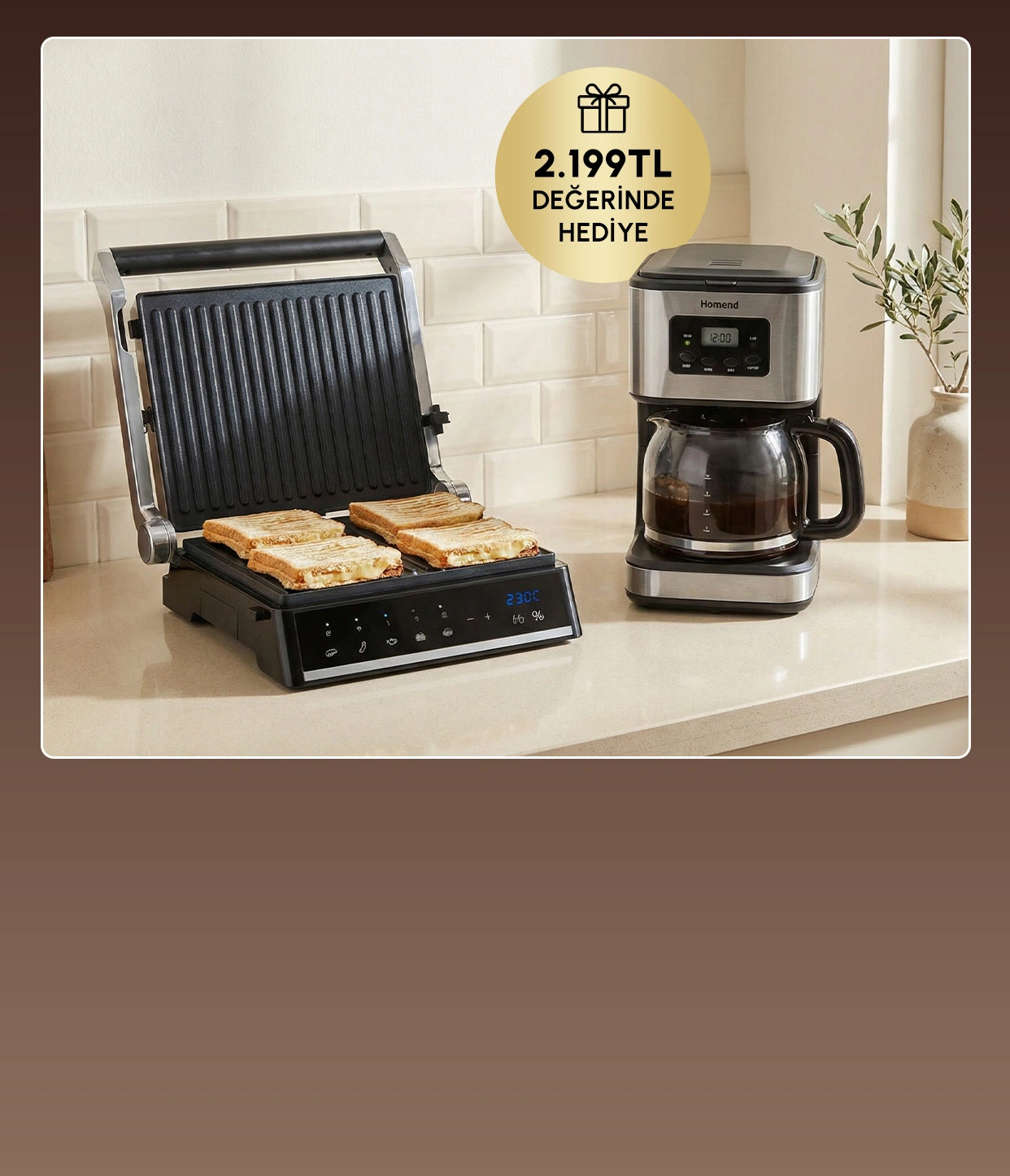 Filtre Kahve Makinesi Hediye