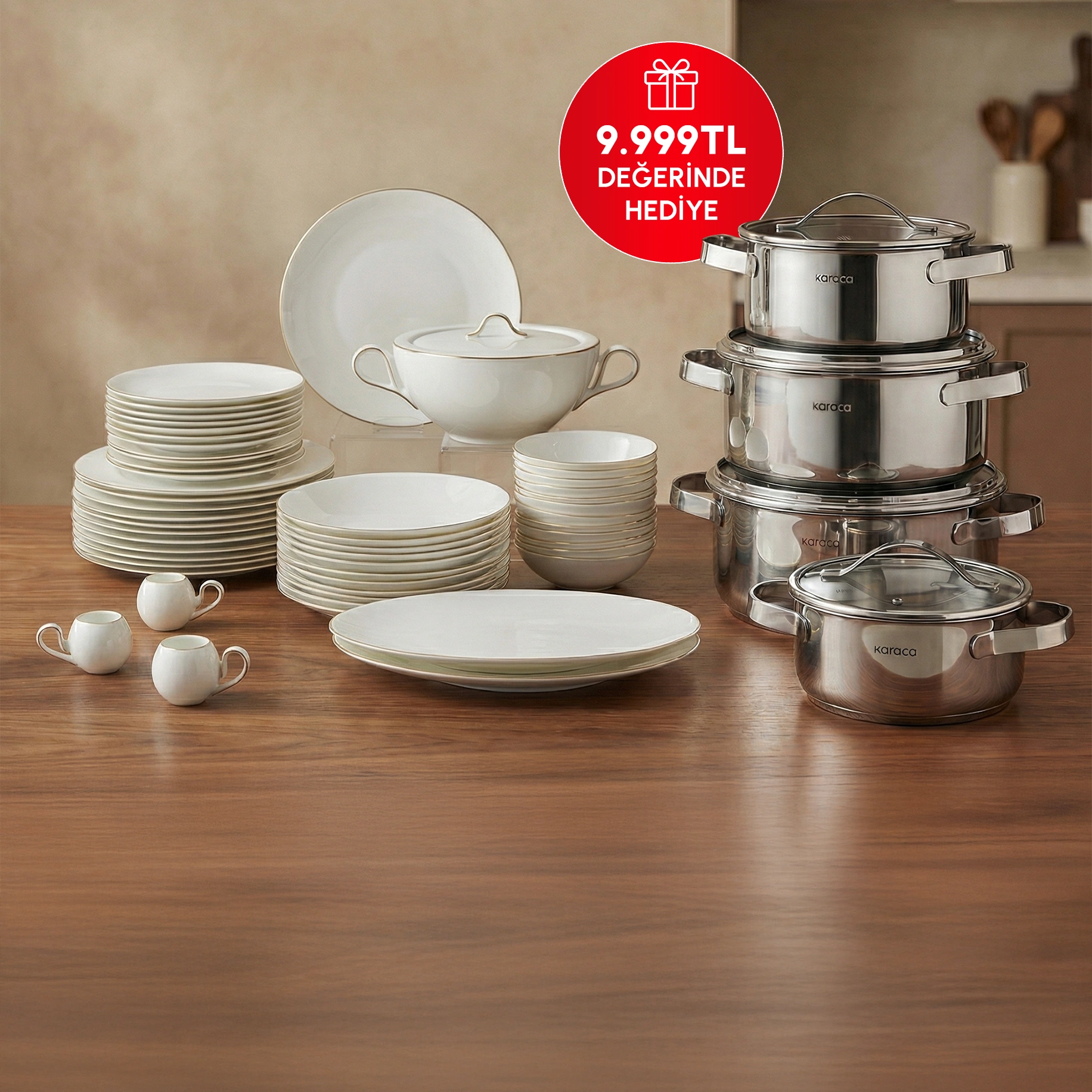Powersteel Tencere Seti Hediye