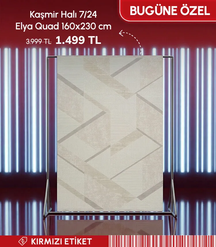 24 Saatlik Kaşmir Halı