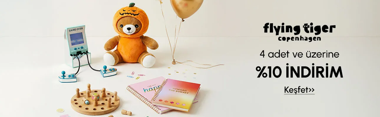 Flying Tiger 4 adet üzerine %10