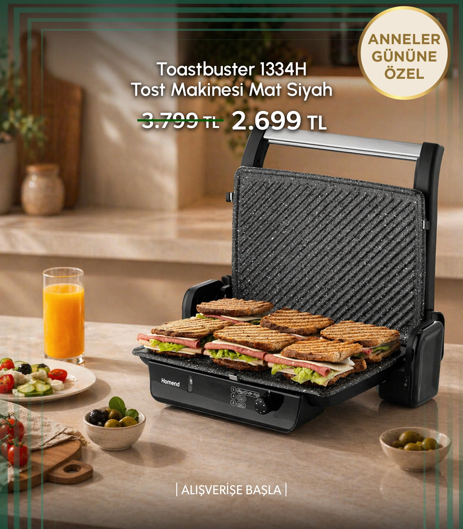 1334H Tost Makinesi