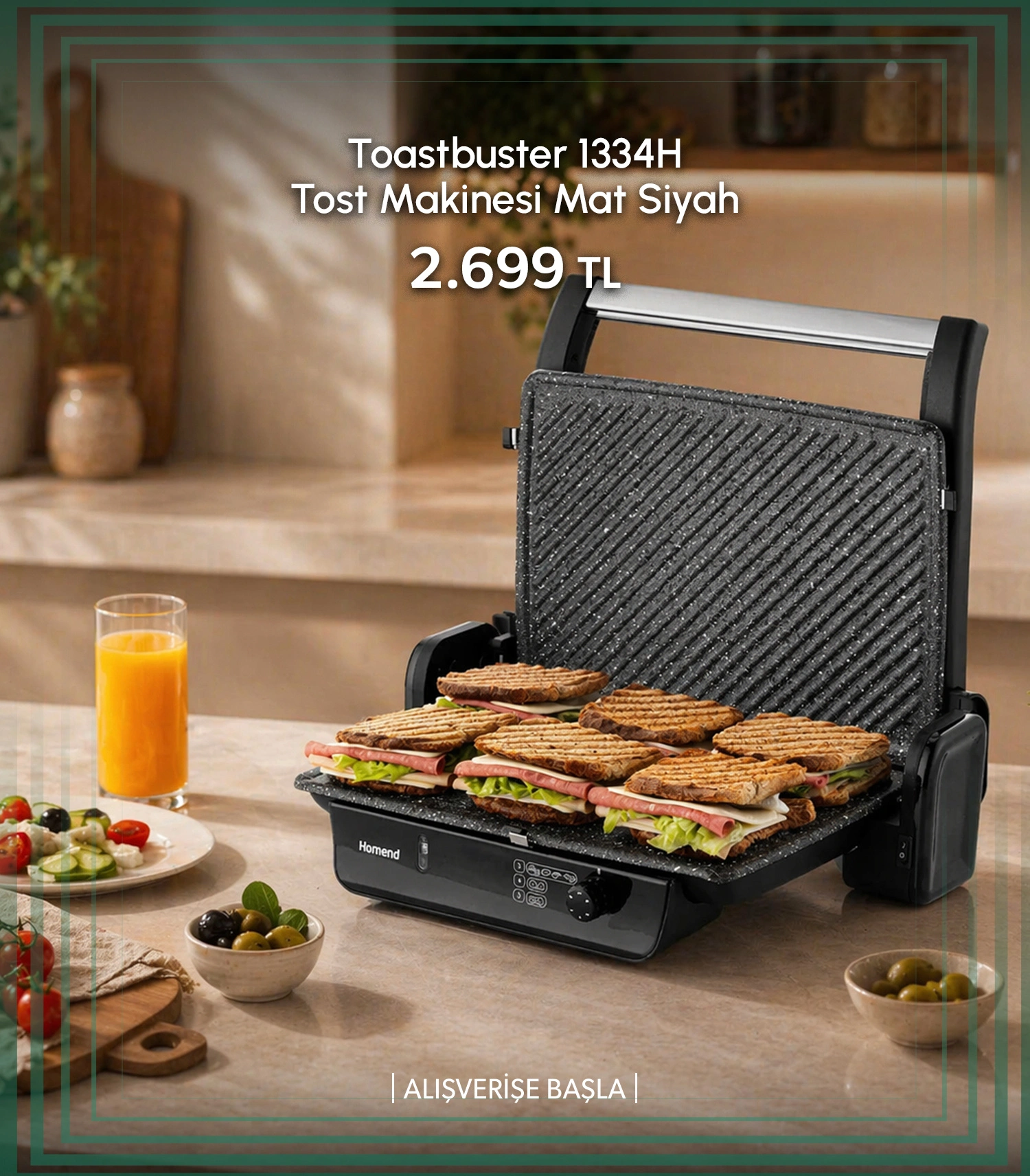 1334H Tost Makinesi