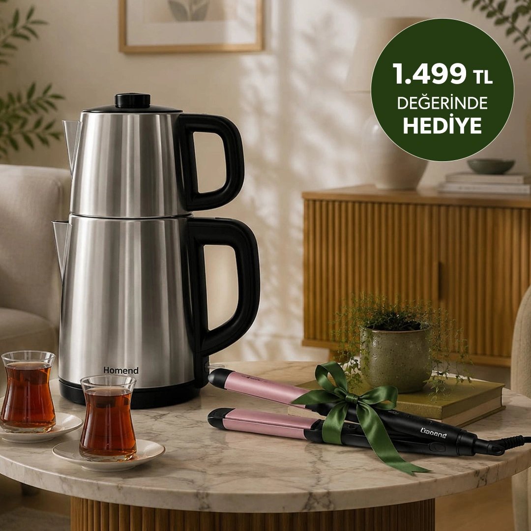 Çay Makinesi Alana Saç Maşası Hediye