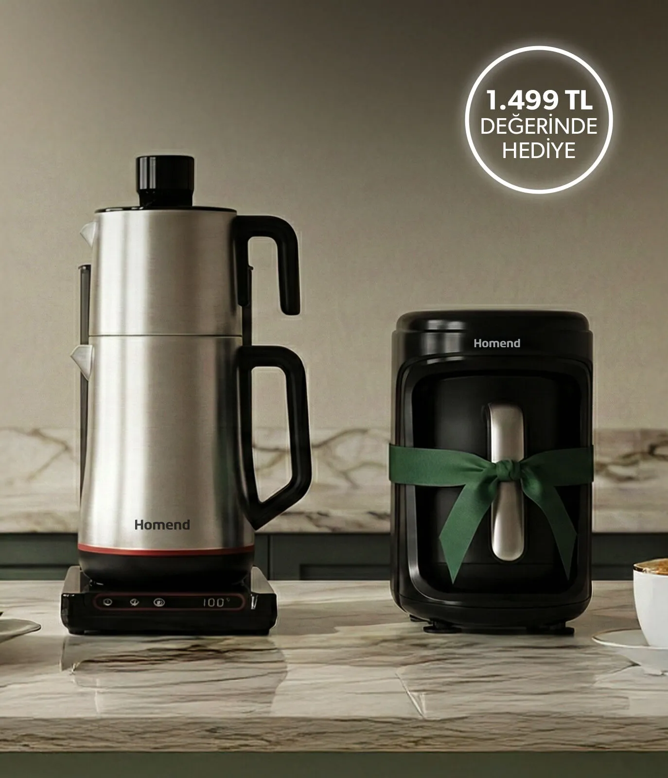 Çay Makinesi Alana Türk Kahve Makinesi Hediye