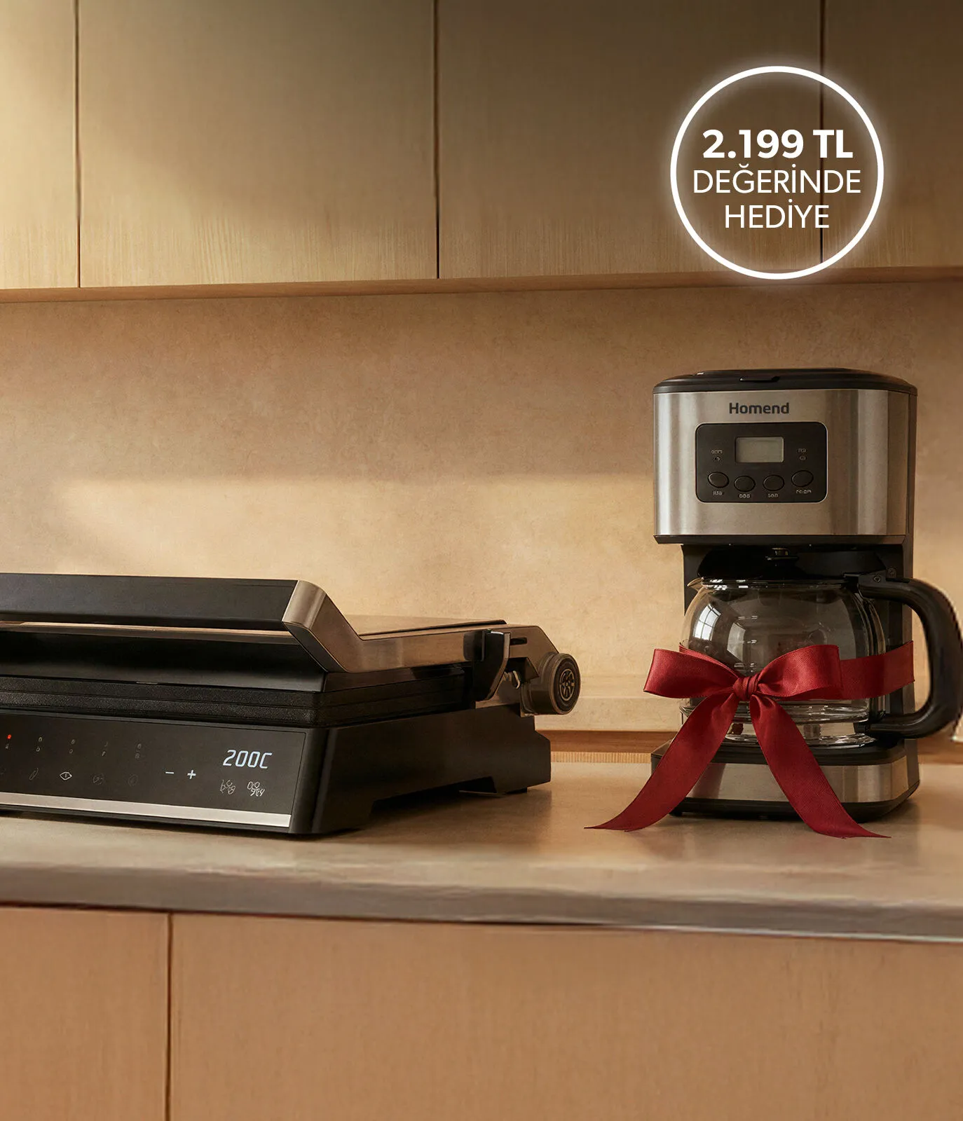 Tost Makinesi Alana Filtre Kahve Makinesi Hediye